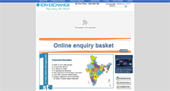Desktop Screenshot of ionexchangeservices.com